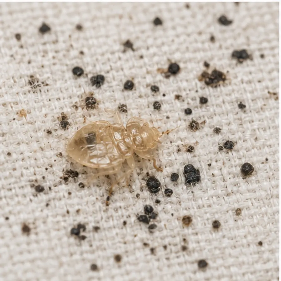 Fecal spotting identification evidence
